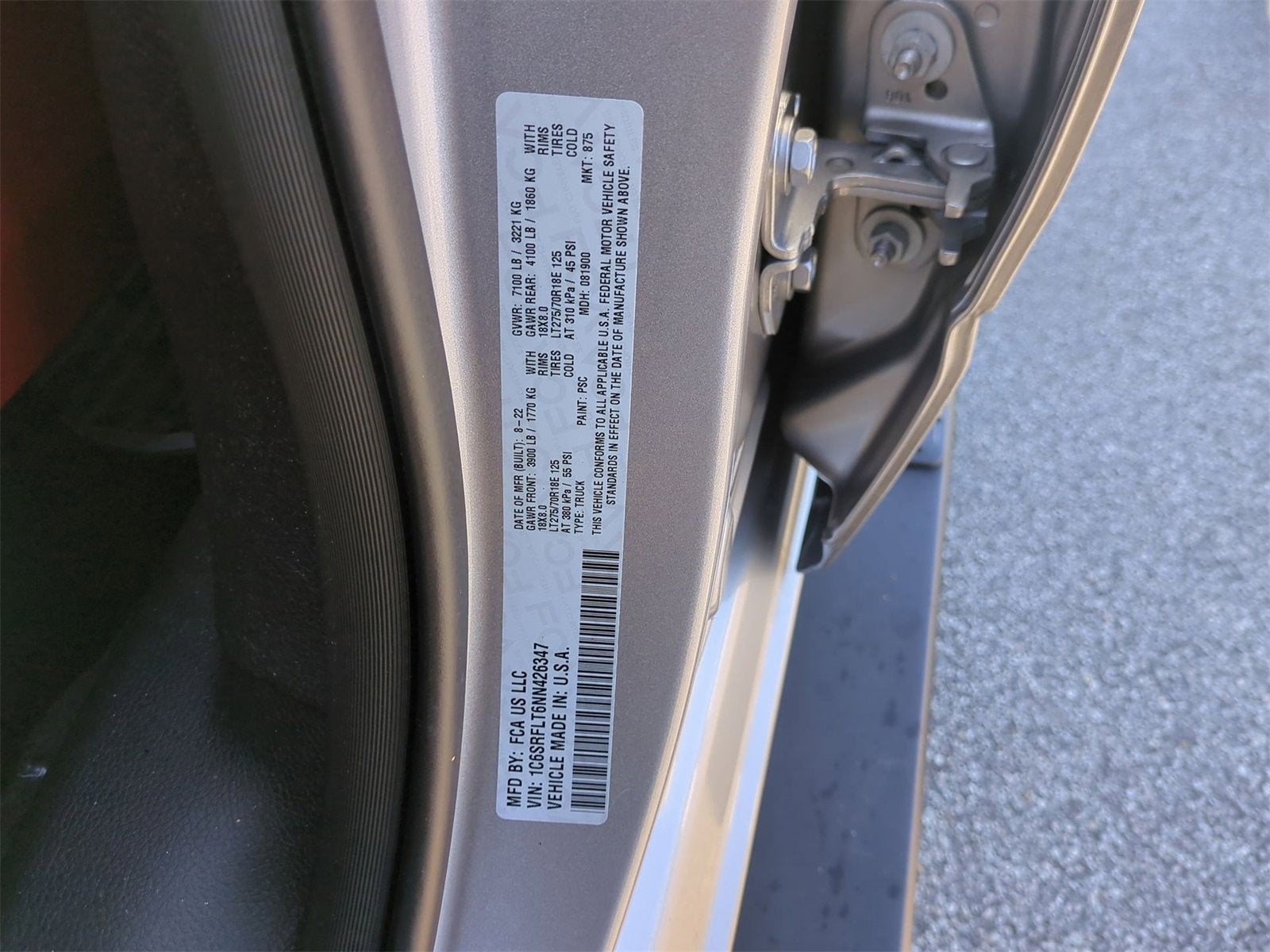 2022 RAM 1500 Rebel Crew Cab 4x4 5'7" Box