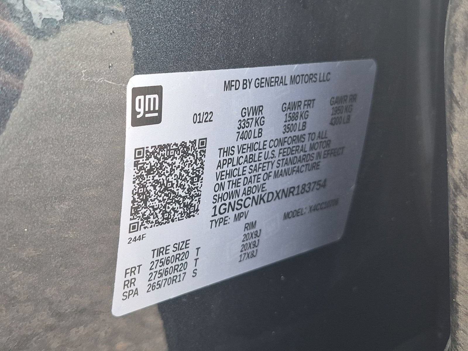 2022 Chevrolet Tahoe LT