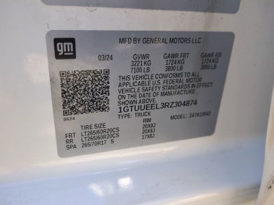 2024 GMC Sierra 1500 AT4