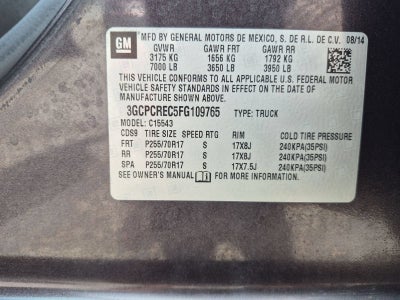 2015 Chevrolet Silverado 1500 LT