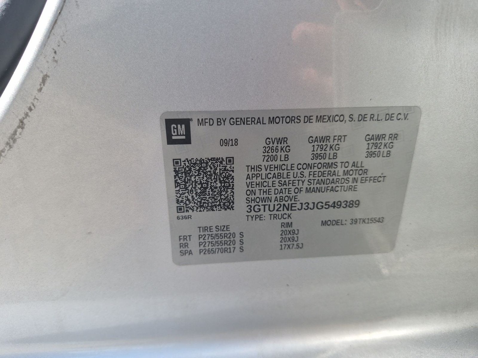 2018 GMC Sierra 1500 SLT
