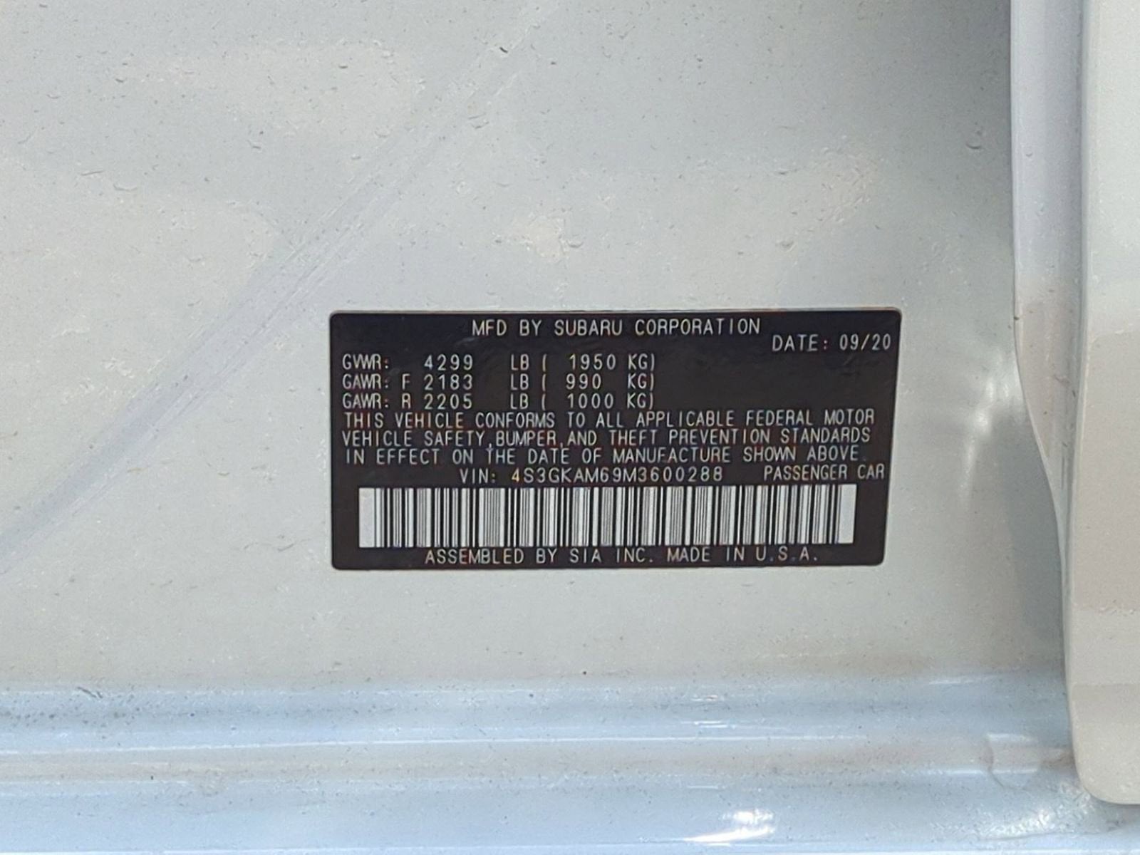 2021 Subaru Impreza Sport Sedan