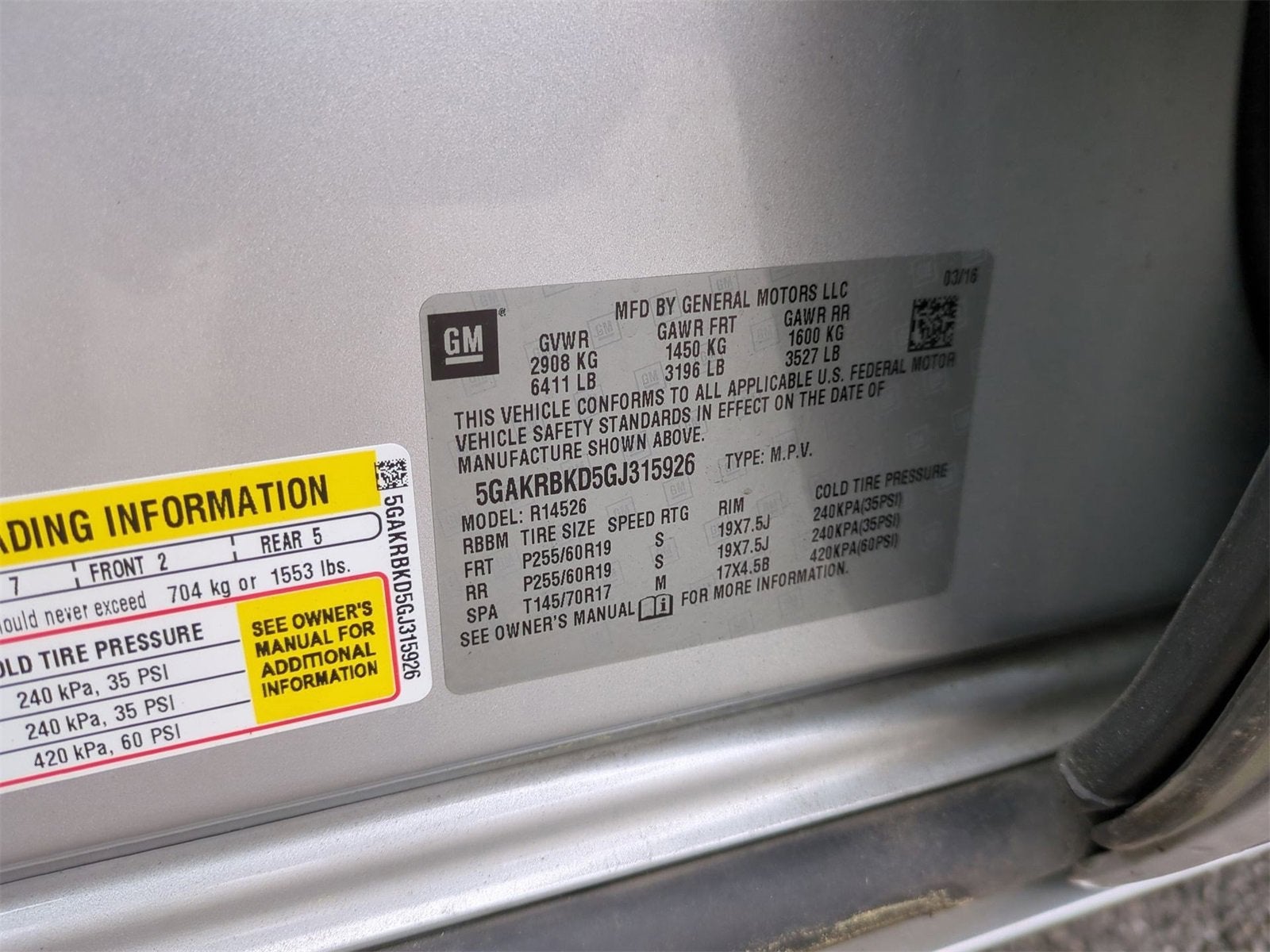 2016 Buick Enclave Leather