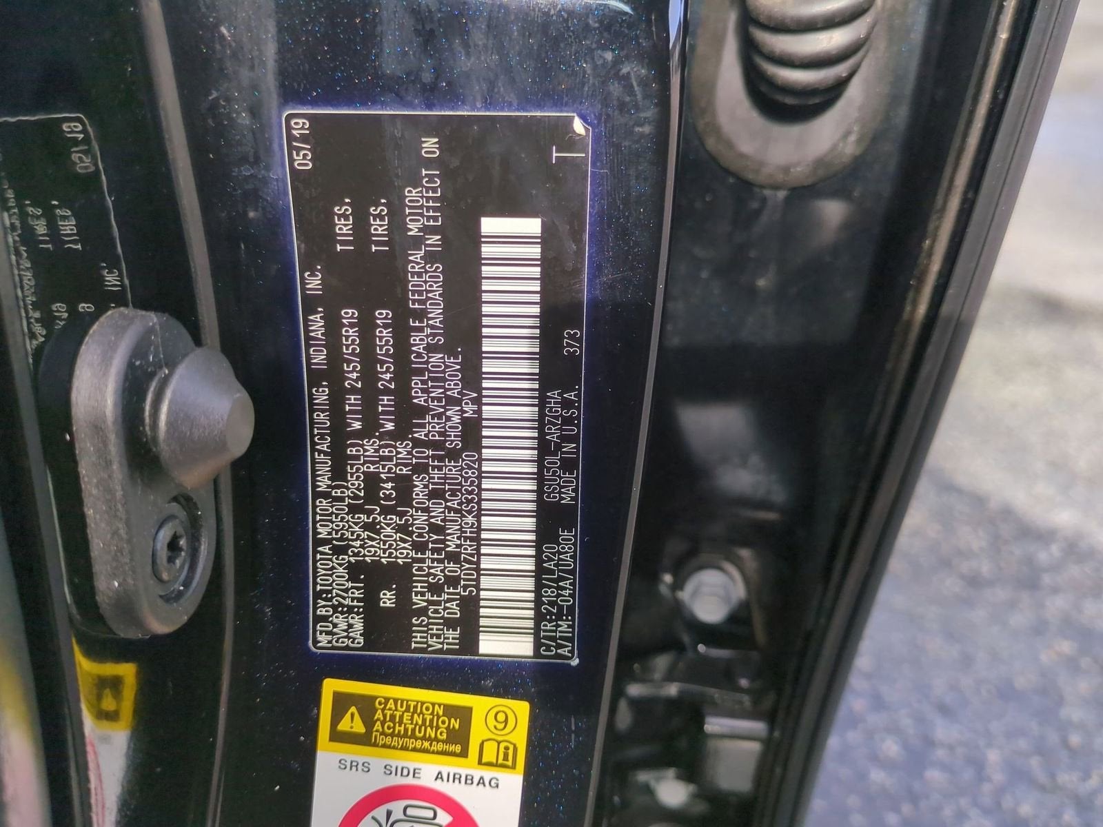 2019 Toyota Highlander Limited Platinum