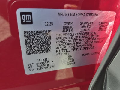2026 Chevrolet Trax 2RS