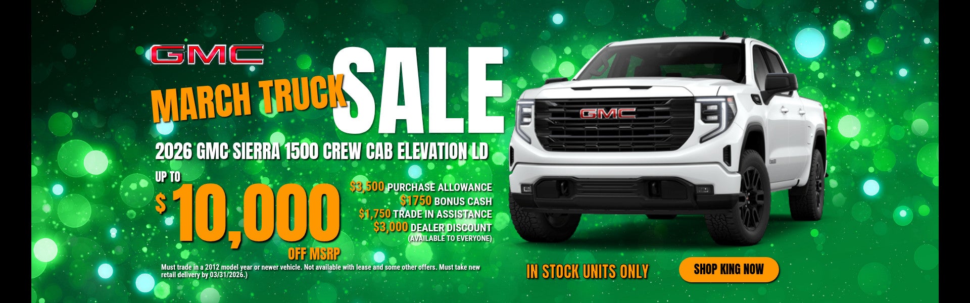 March Trucks GMC Sierra banner 