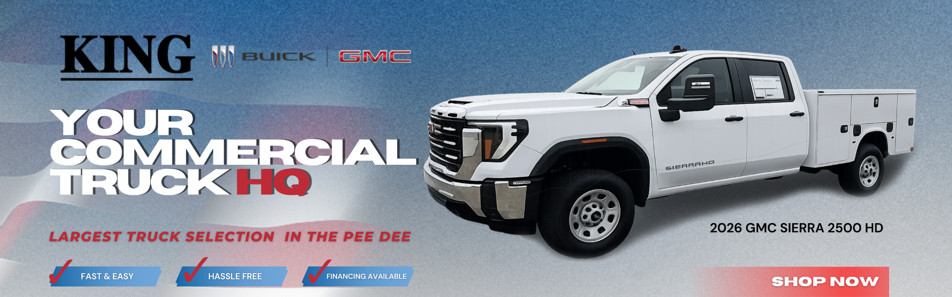 King Commercial banner May 2026